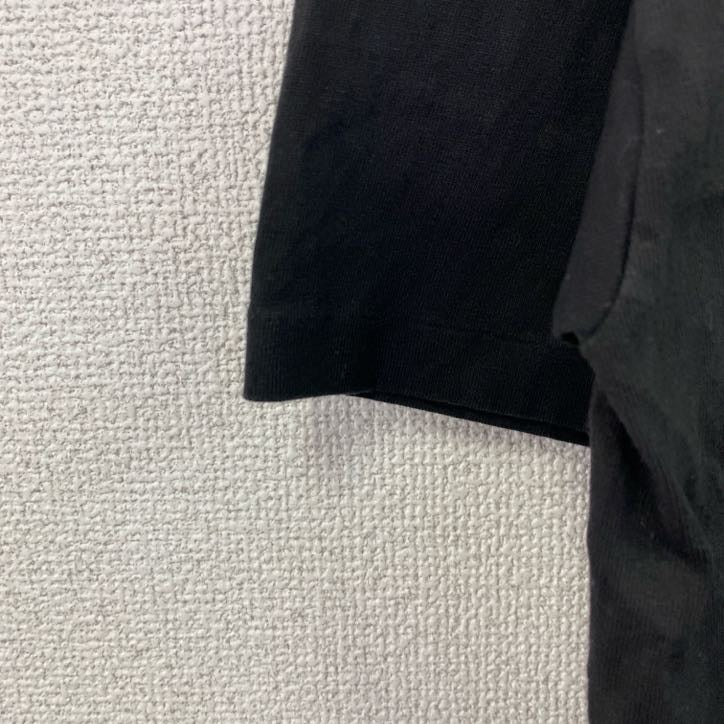 古着 used　Hanes　ヘインズ　半袖プリントTシャツ　シングルステッチ　アルファベット　クルーネック　ブラック