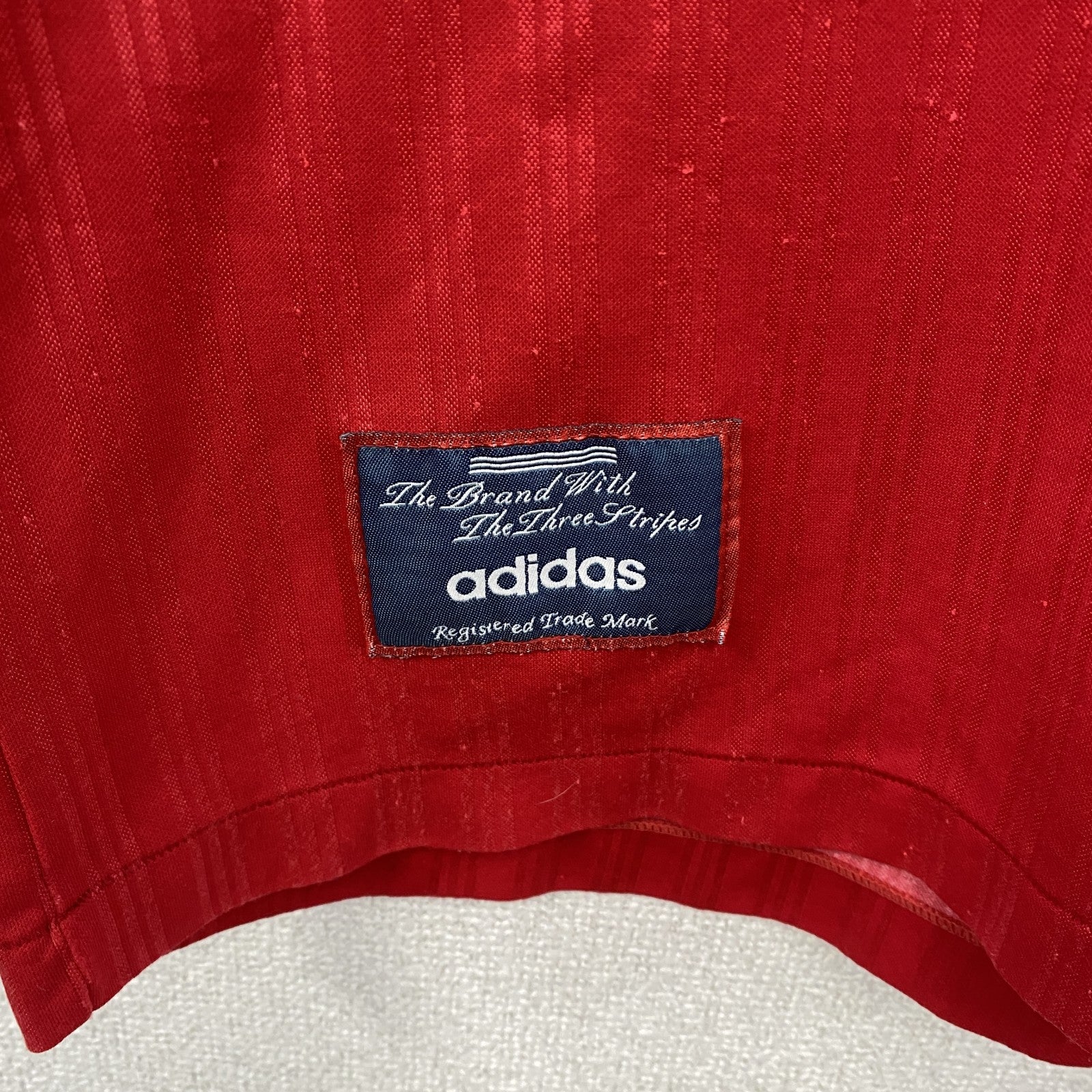 adidas　アディダス　長袖Tシャツ/ロンT　ユニフォーム　赤　レッド