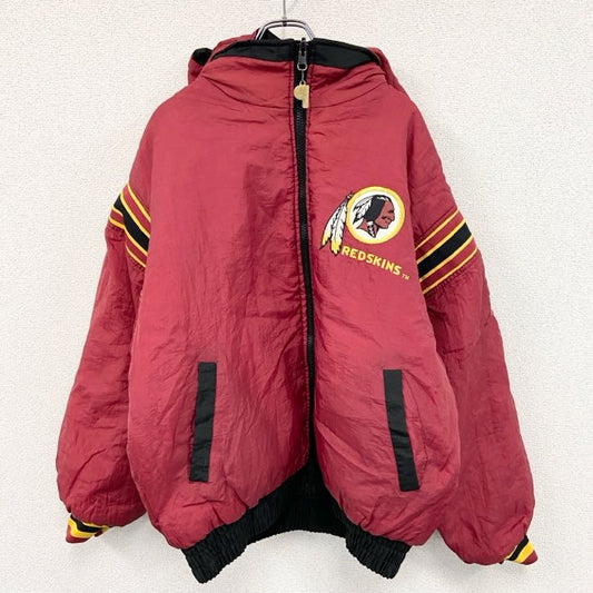 PRO PLAYER　NFL　REDSKINS　フルジップリバーシブルジャケット　赤　黒　レッド　ブラック