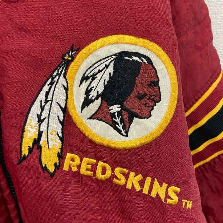 PRO PLAYER　NFL　REDSKINS　フルジップリバーシブルジャケット　赤　黒　レッド　ブラック