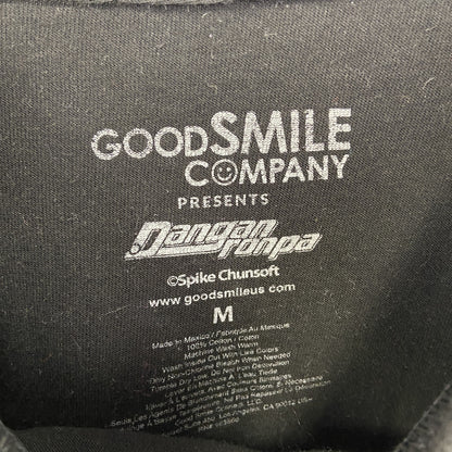 古着 used　GOOD SMILE COMPANY　半袖アニメプリントTシャツ　ダンガンロンパ　狛枝凪斗　黒　Lサイズ