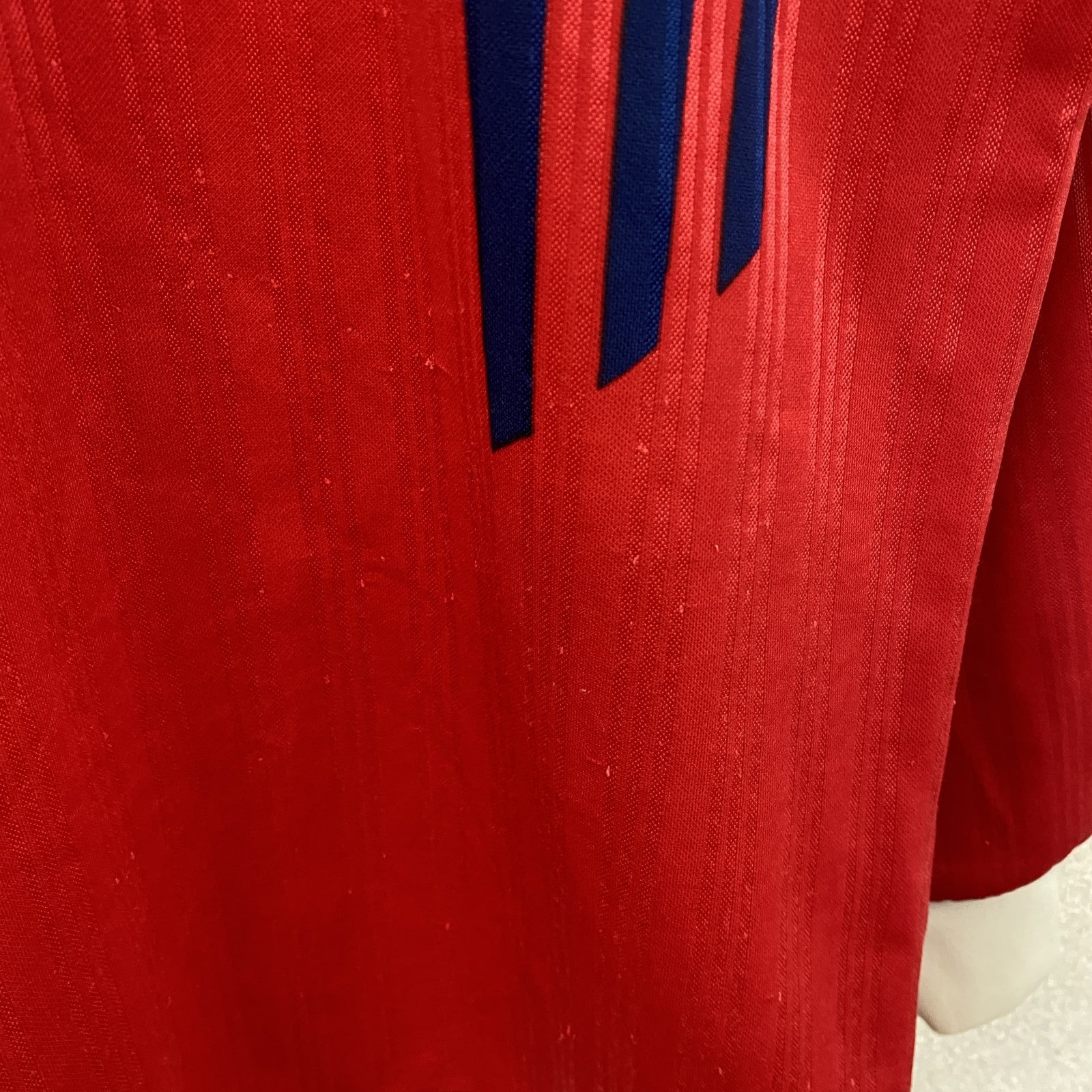 adidas　アディダス　長袖Tシャツ/ロンT　ユニフォーム　赤　レッド