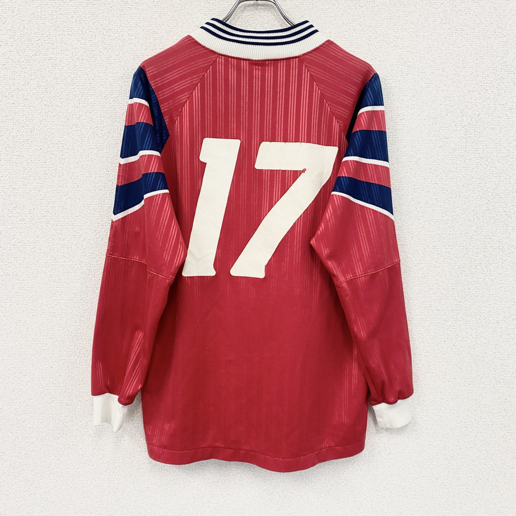 adidas　アディダス　長袖Tシャツ/ロンT　ユニフォーム　赤　レッド