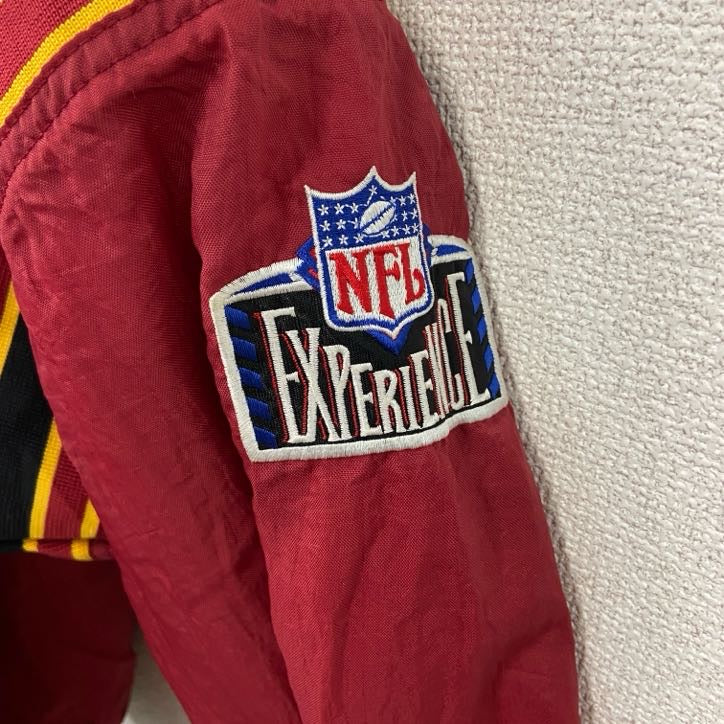 PRO PLAYER　NFL　REDSKINS　フルジップリバーシブルジャケット　赤　黒　レッド　ブラック