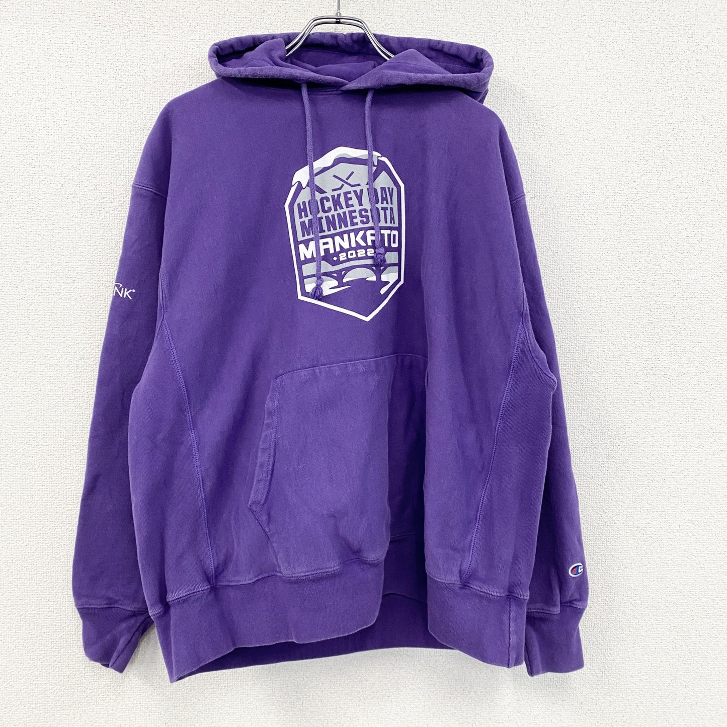 Champion　チャンピオン　リバースウィーブ　スウェットパーカー/フーディー　紫　パープル　XLサイズ