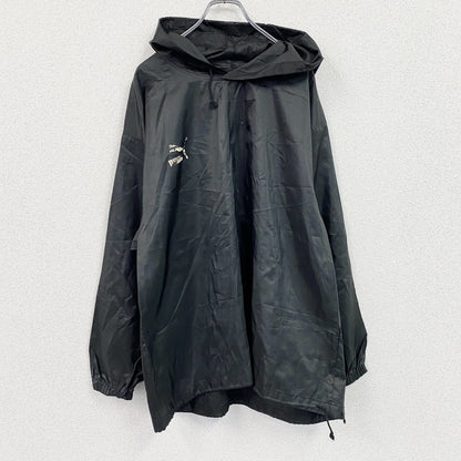 ～90s　PUMA　プーマ　ヒットユニオン　プルオーバージャケット　デカロゴ　ヴィンテージ　黒　ブラック