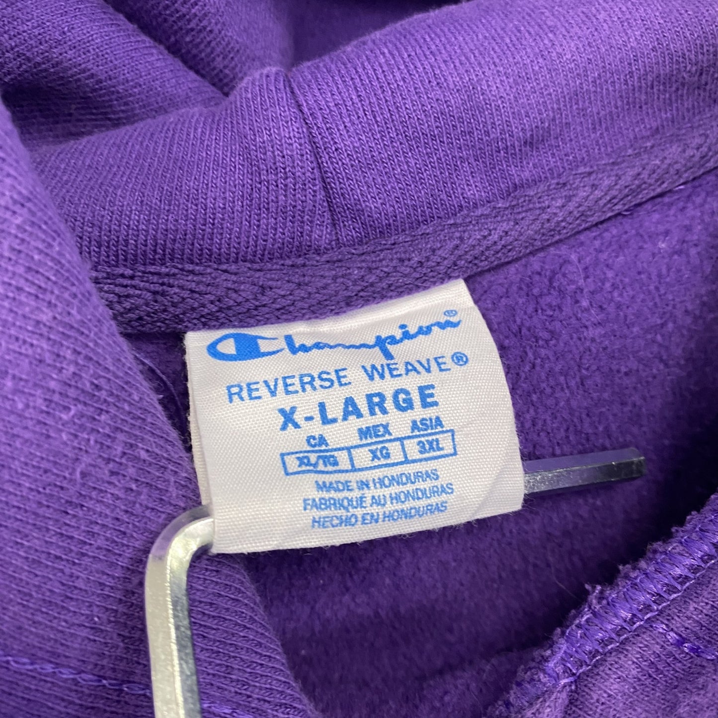 Champion　チャンピオン　リバースウィーブ　スウェットパーカー/フーディー　紫　パープル　XLサイズ