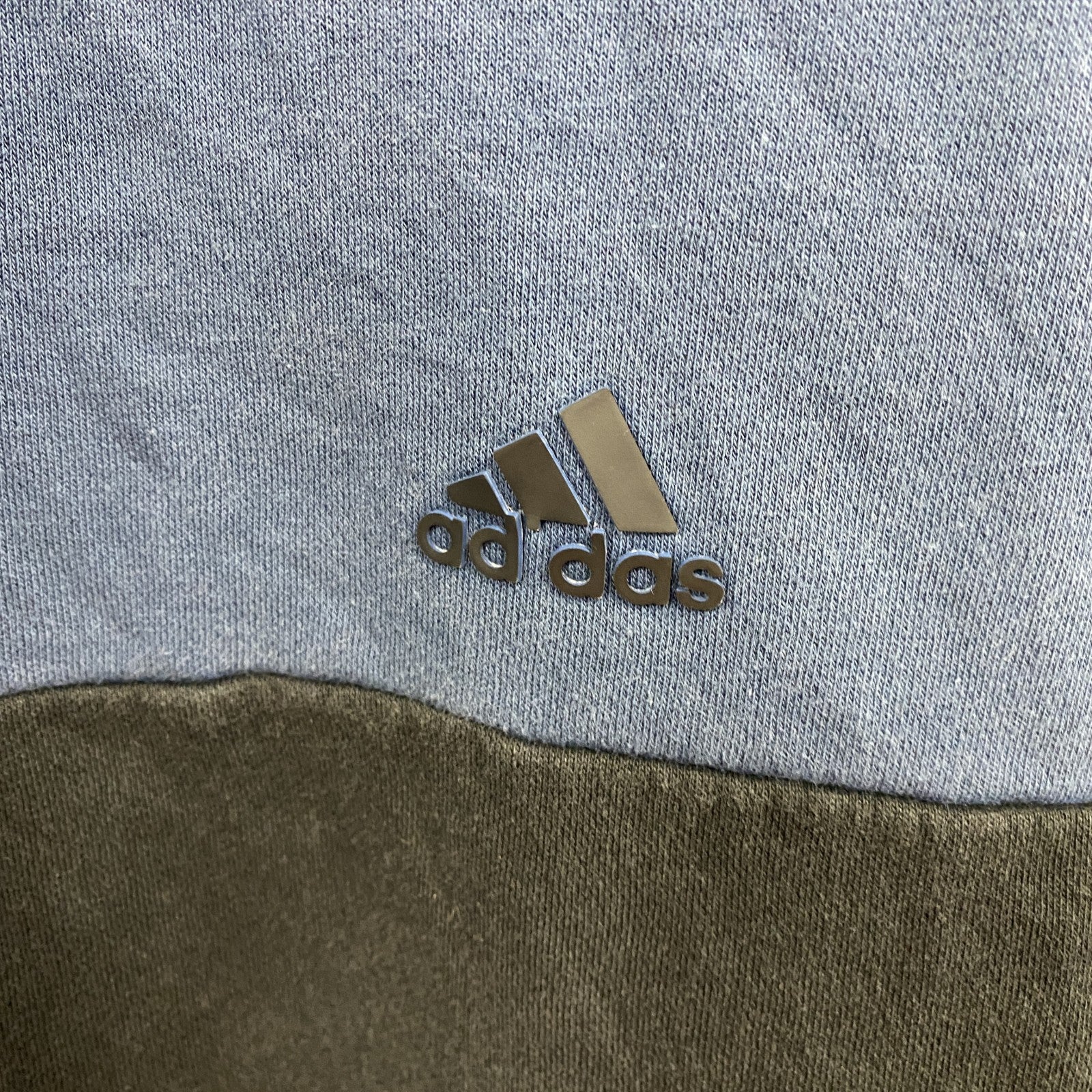 adidas　アディダス　スウェット/トレーナー　バイカラー　紺　黒　ネイビー　ブラック　Lサイズ