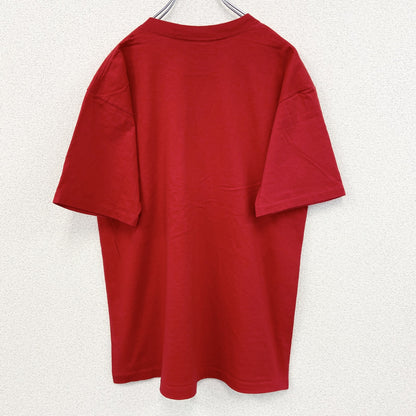 古着 used　GILDAN ギルダン　半袖プリントTシャツ　90s　赤　レッド　シングルステッチ　クルーネック　Lサイズ