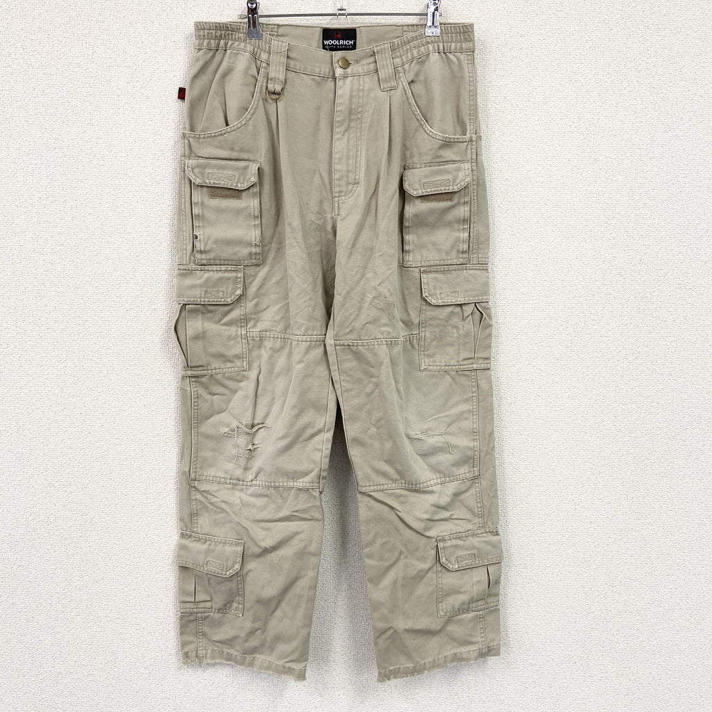 WOOLRICH　ウールリッチ　カーゴパンツ　ジップフライ　ベージュ