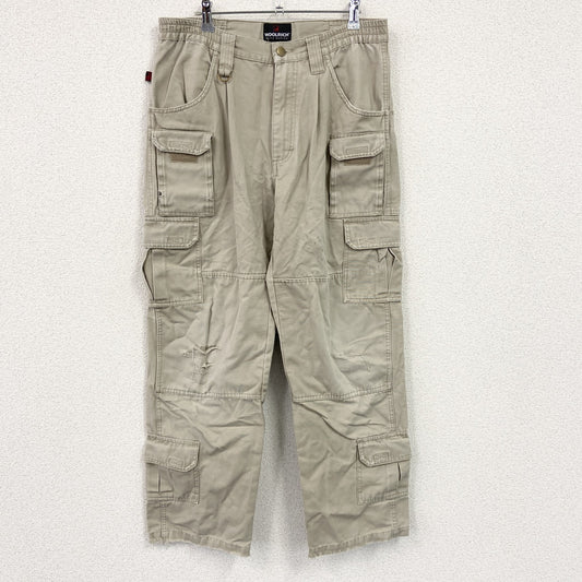 WOOLRICH　ウールリッチ　カーゴパンツ　ジップフライ　ベージュ