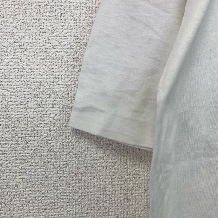 古着 used　半袖プリントTシャツ　90s　シングルステッチ　バード　鳥　南国リゾート　クルーネック　ホワイト　Mサイズ