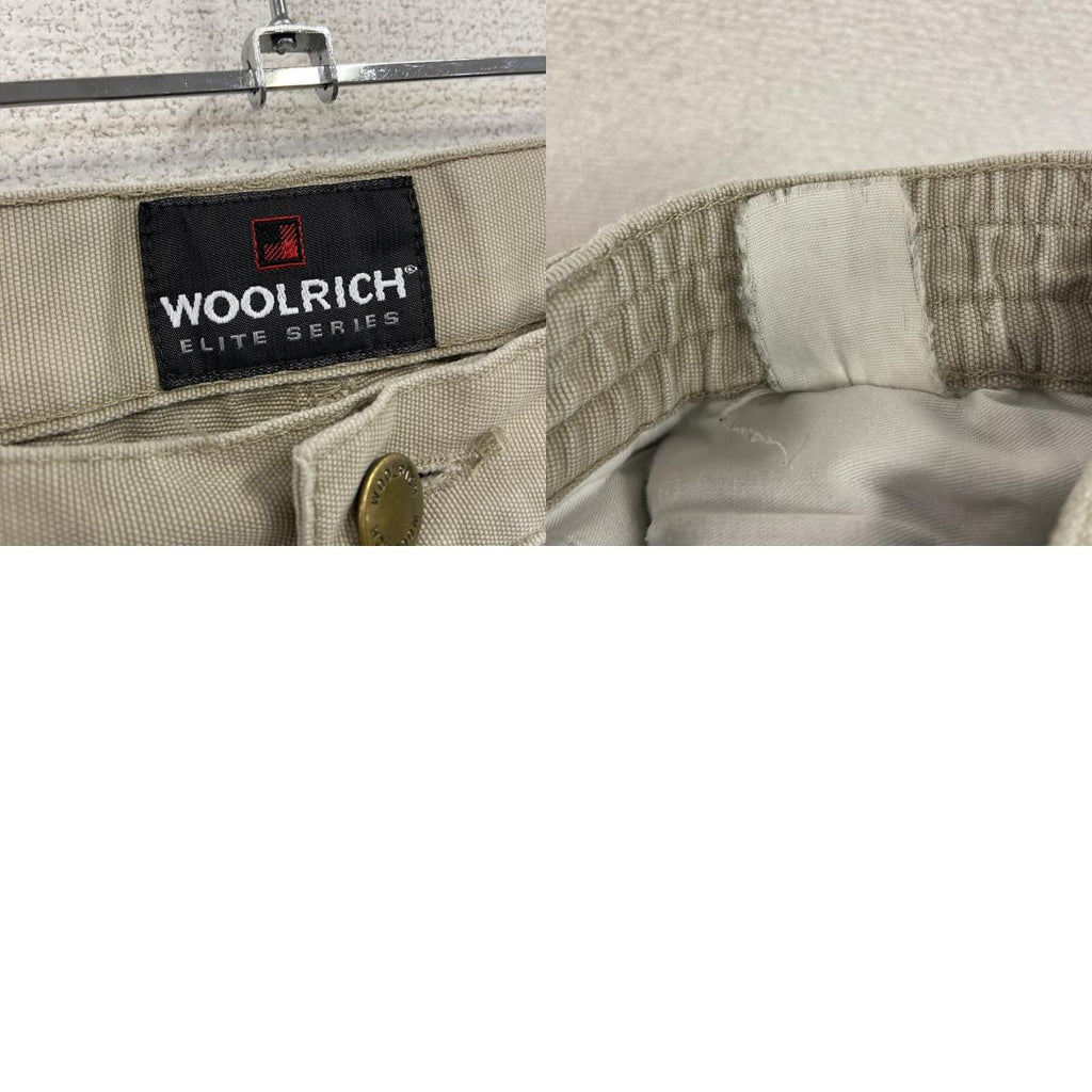 WOOLRICH　ウールリッチ　カーゴパンツ　ジップフライ　ベージュ