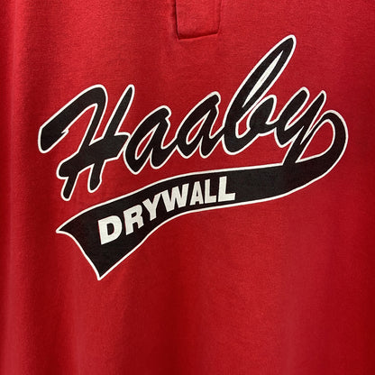 古着 used　COTTON DELUXE　半袖プリントTシャツ　US製　90s　赤　シングルステッチ　クルーネック　2XLサイズ