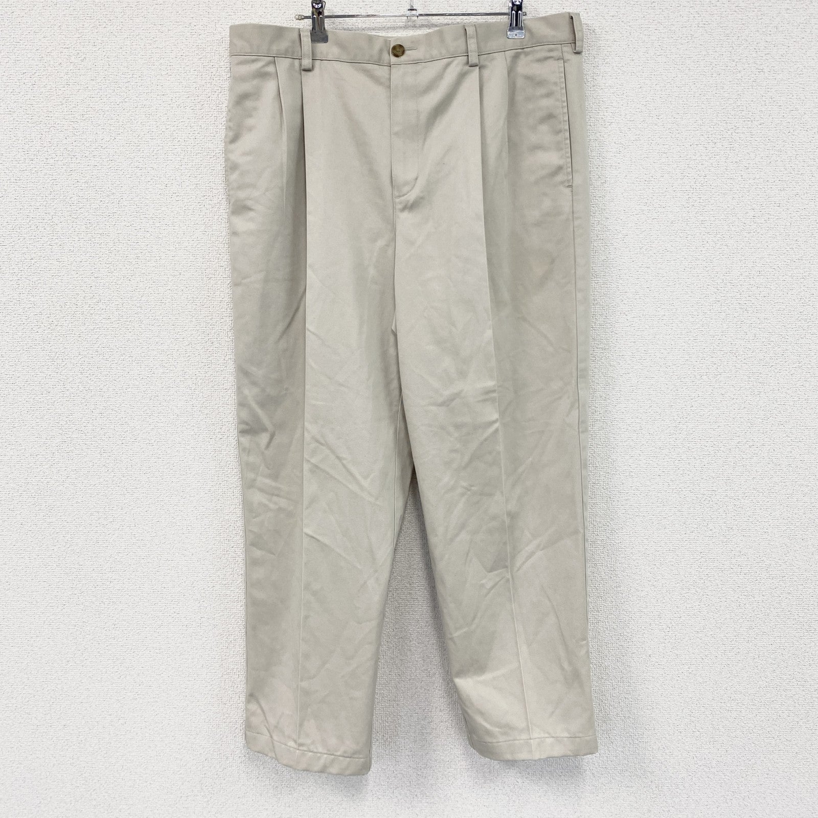 L.L.Bean　エルエルビーン　チノパンツ　ジップフライ　ベージュ　37サイズ