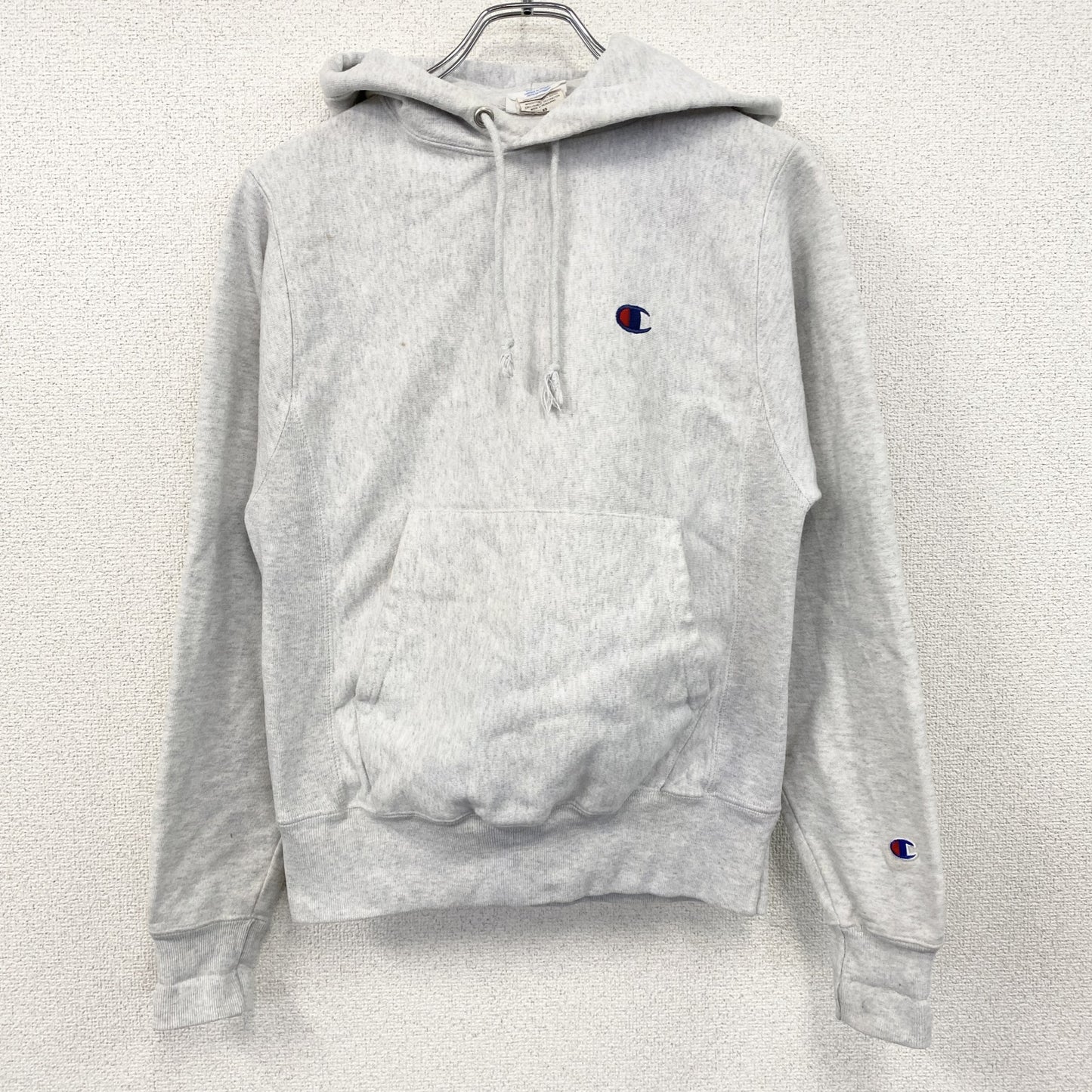 Champion　チャンピオン　リバースウィーブ　スウェットパーカー/フーディー　霜降りグレー　XSサイズ