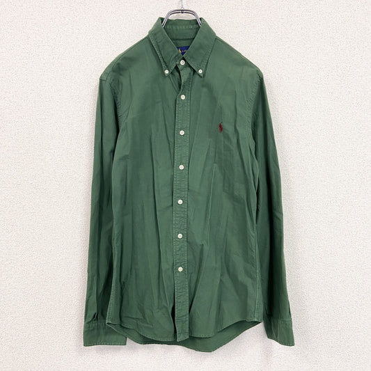 Ralph Lauren　ラルフローレン　長袖シャツ　ボタンダウンシャツ　緑　グリーン　Sサイズ