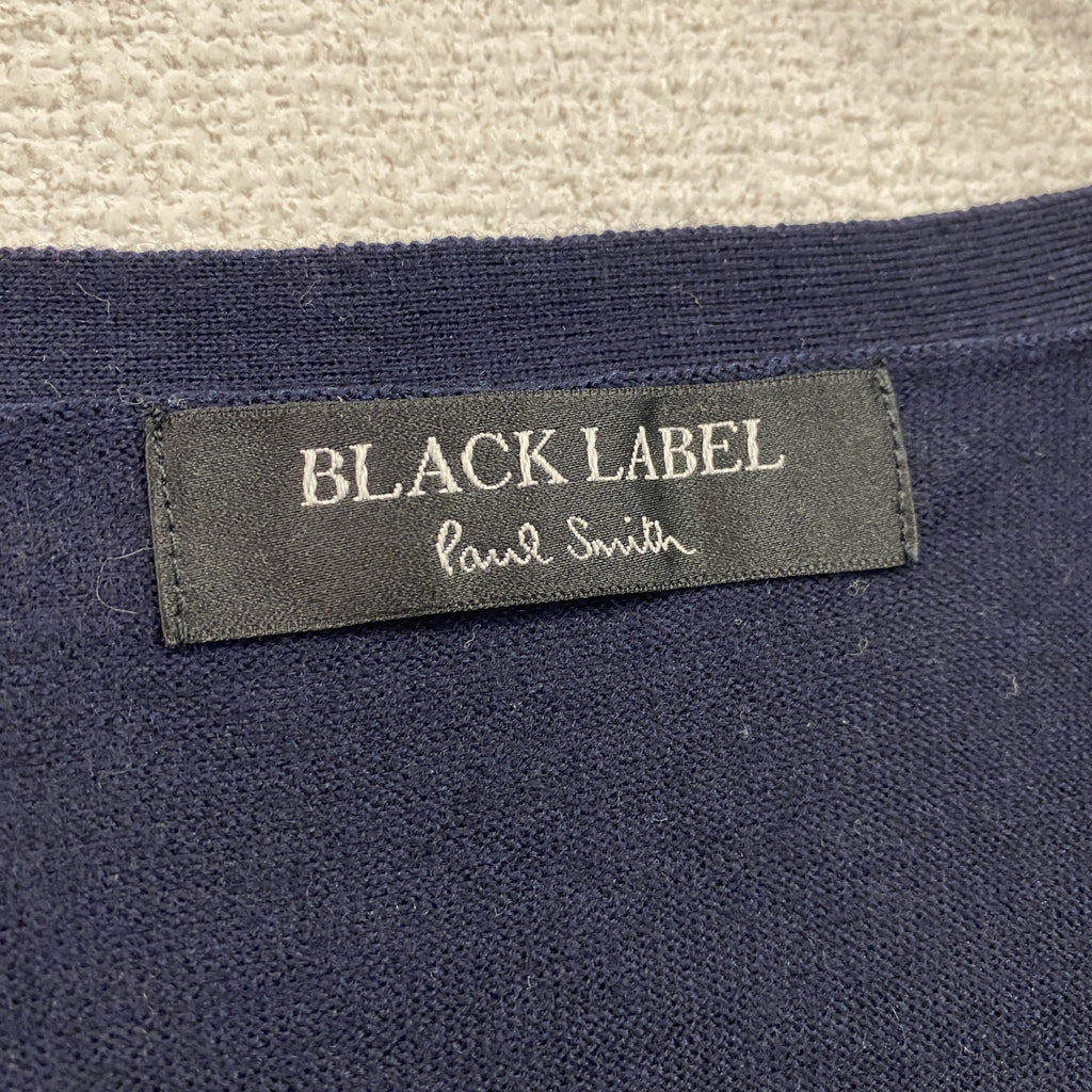 Paul Smith BLACK LABEL　ポールスミス ブラックレーベル　ウールニットカーディガン　紺　ネイビー　Mサイズ