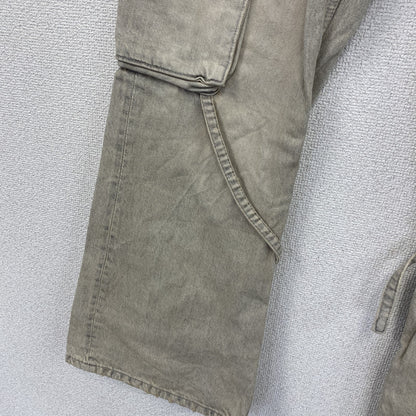 ZARA　ザラ　デニムカーゴパンツ　ヒゲ　縦落ち　フェード　インディゴ　４サイズ