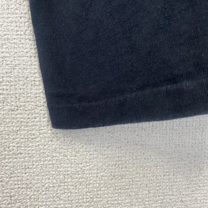 古着 used　半袖プリントTシャツ　90s　シングルステッチ　ヴィンテージ　クルーネック　レトロ　黒　ブラック　XLサイズ