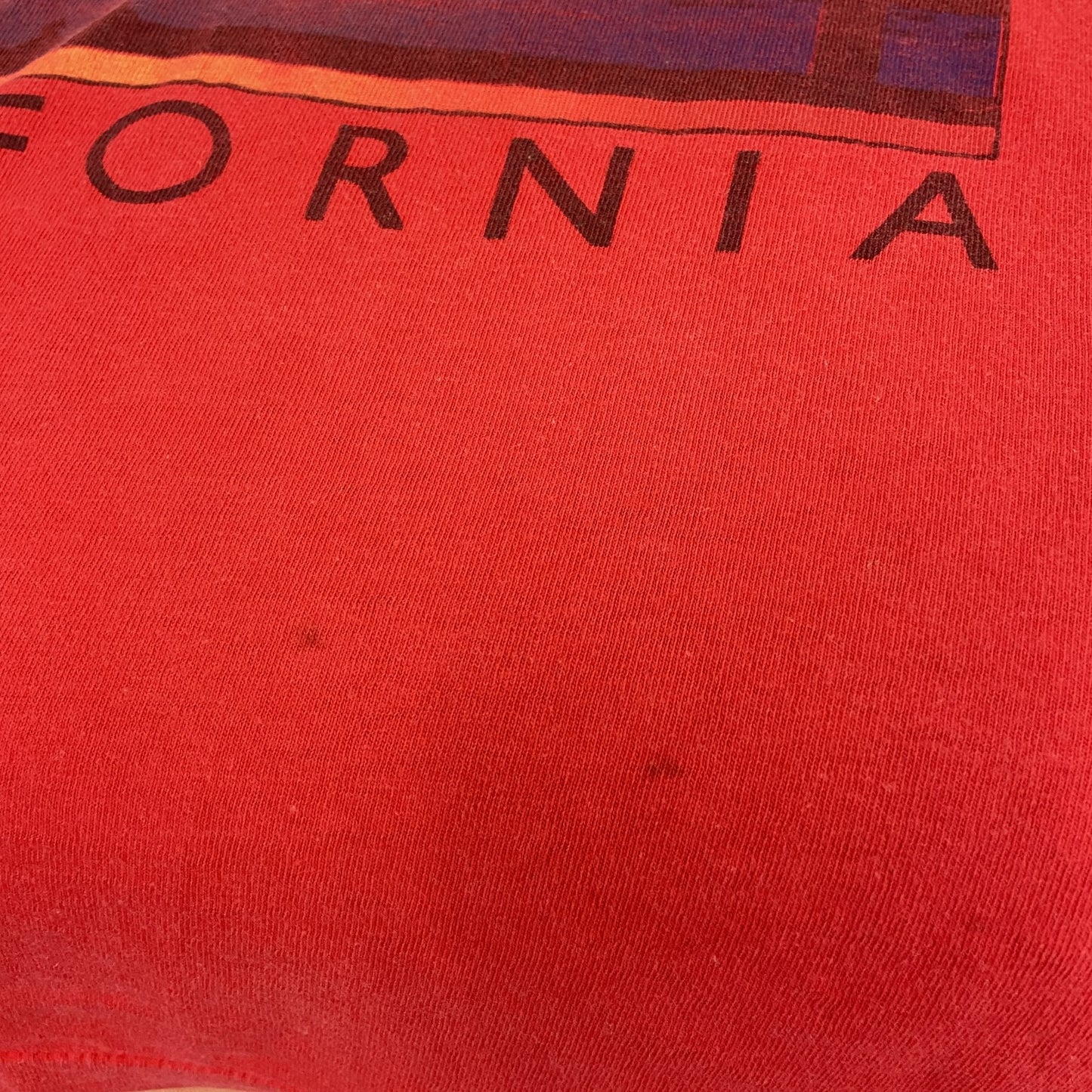 古着 used　半袖プリントTシャツ　SUNSET　CALIFORNIA　風景　90s　シングルステッチ　カジュアル　Sサイズ