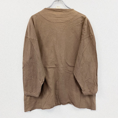 Levi’ｓ　リーバイス　SilverTab　シルバータブ　長袖Tシャツ/ロンT　ヘンリーネック　茶色　ブラウン　XLサイズ