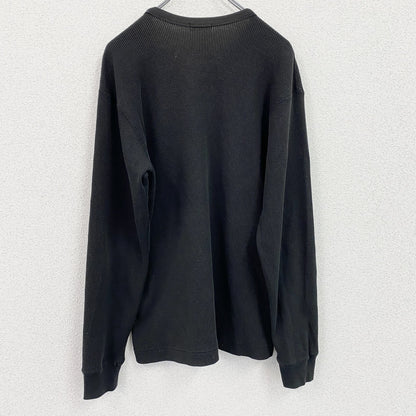 BEAUTY&YOUTH UNITED ARROWS　長袖Tシャツ/サーマルロンT　ワッフル　黒　ブラック　XLサイズ