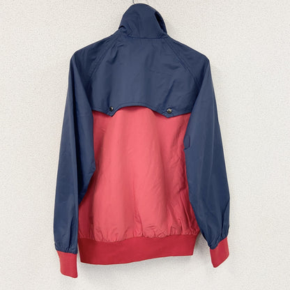 DESCENTE　デサント　ハーフジップナイロンジャケット　赤　レッド　紺　ネイビー