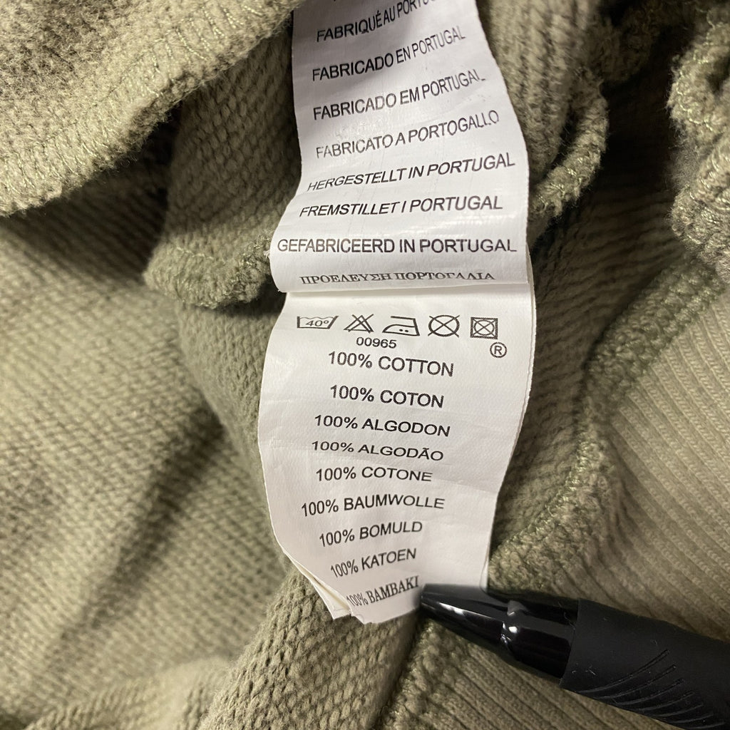 Quiksilver　クイックシルバー　フルジップスウェットジャケット　カーキ　XLサイズ