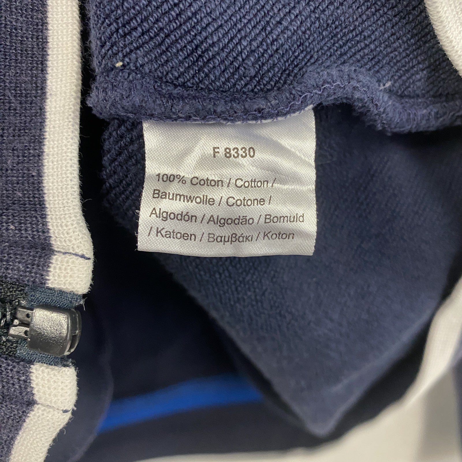 LACOSTE　ラコステ　フルジップスウェットジャケット/トラックジャケット　紺　ネイビー　4サイズ