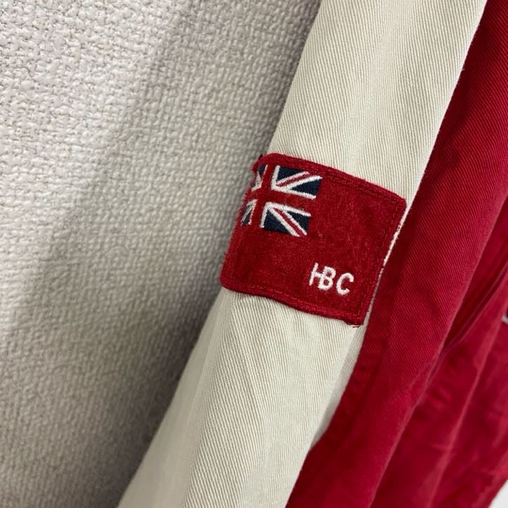 HUDSON'S BAY CO.　スタジャン/スタジアムジャケット　カナダオリンピック　赤　レッド　アイボリー　XLサイズ