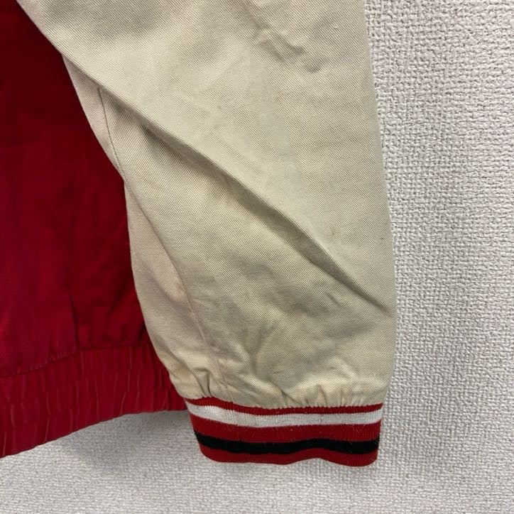 HUDSON'S BAY CO.　スタジャン/スタジアムジャケット　カナダオリンピック　赤　レッド　アイボリー　XLサイズ