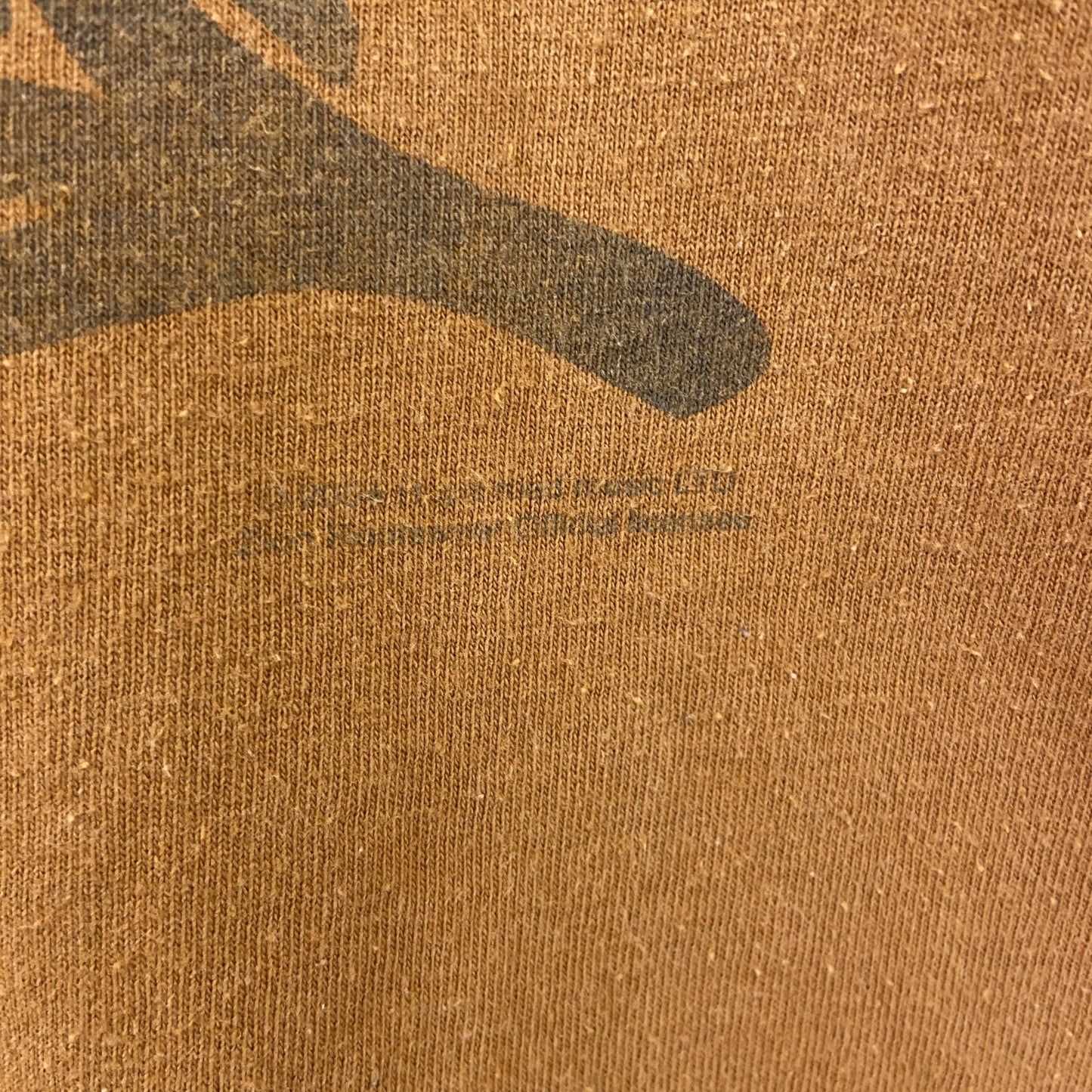 古着 used　URTRA COTTON　半袖プリントTシャツ　ボブ マリー　オレンジ　カジュアルデザイン　レトロ　Mサイズ