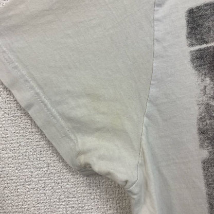 古着 used　AC/DC　半袖バンドプリントTシャツ　レトロデザイン　ミュージシャン　ロック　クルーネック　白　ホワイト　