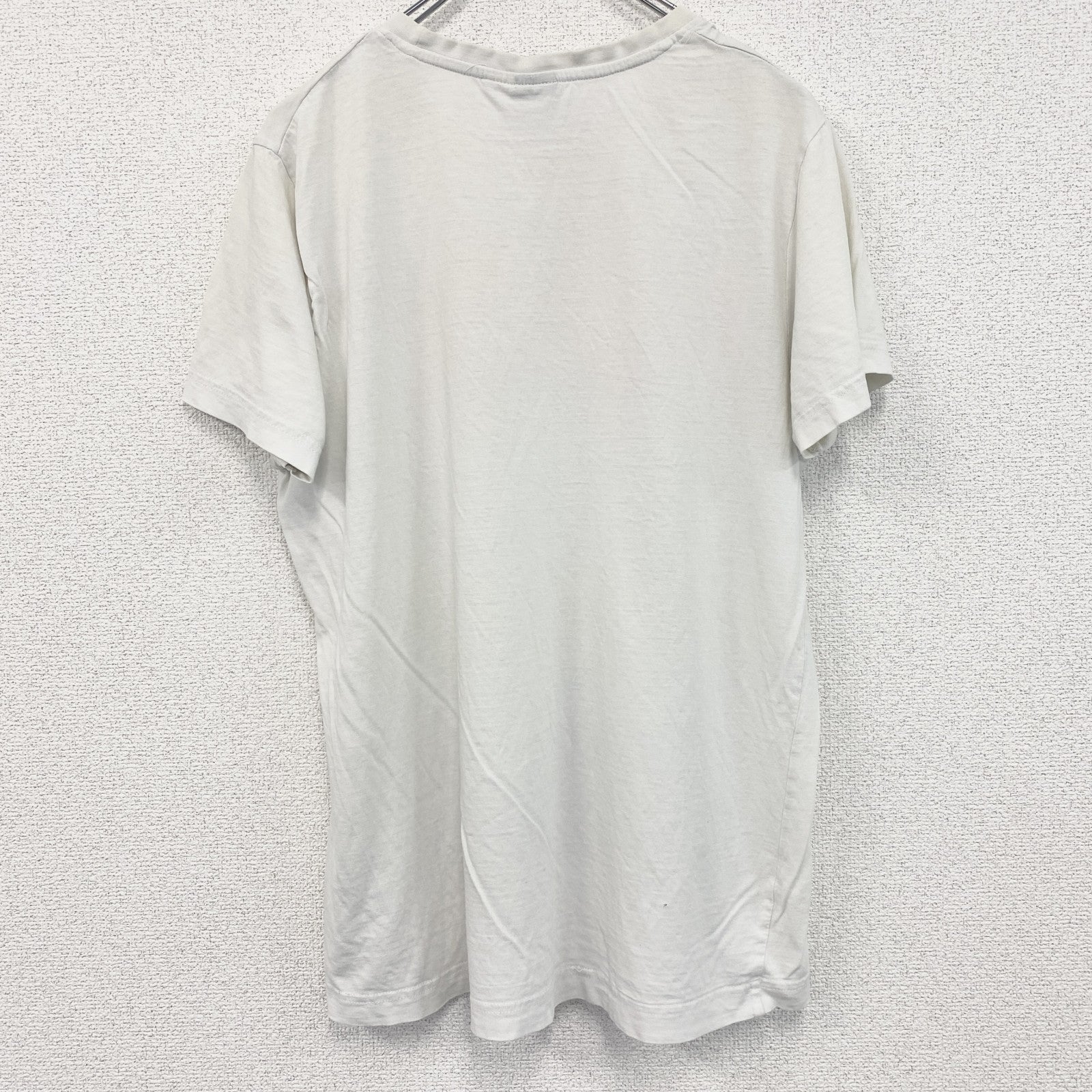古着 used　AC/DC　半袖バンドプリントTシャツ　レトロデザイン　ミュージシャン　ロック　クルーネック　白　ホワイト　