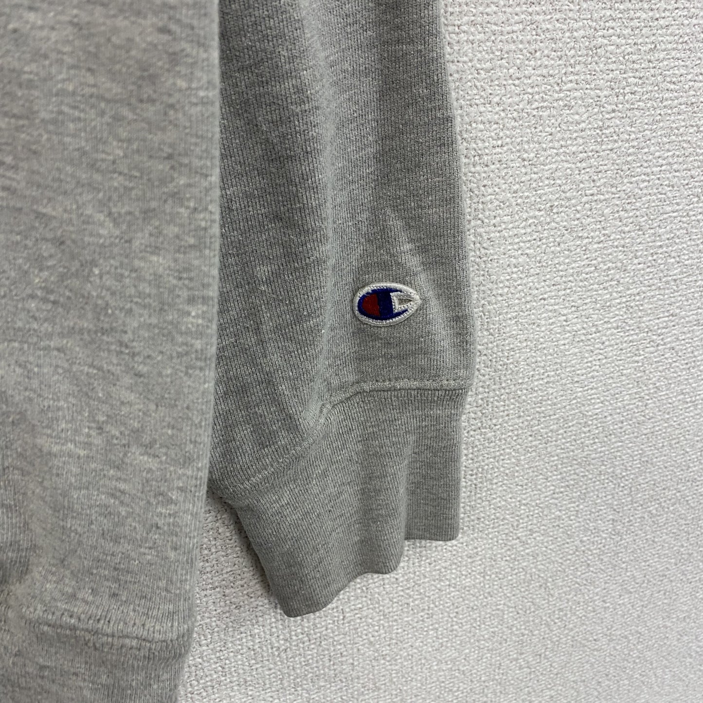 Champion　チャンピオン　リバースウィーブ　ハーフジップスウェット/トレーナー　霜降りグレー　Sサイズ