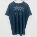 GILDAN　ギルダン　Sister　半袖バンドプリントTシャツ　4連プリント　クルーネック　黒　ブラック　Mサイズ