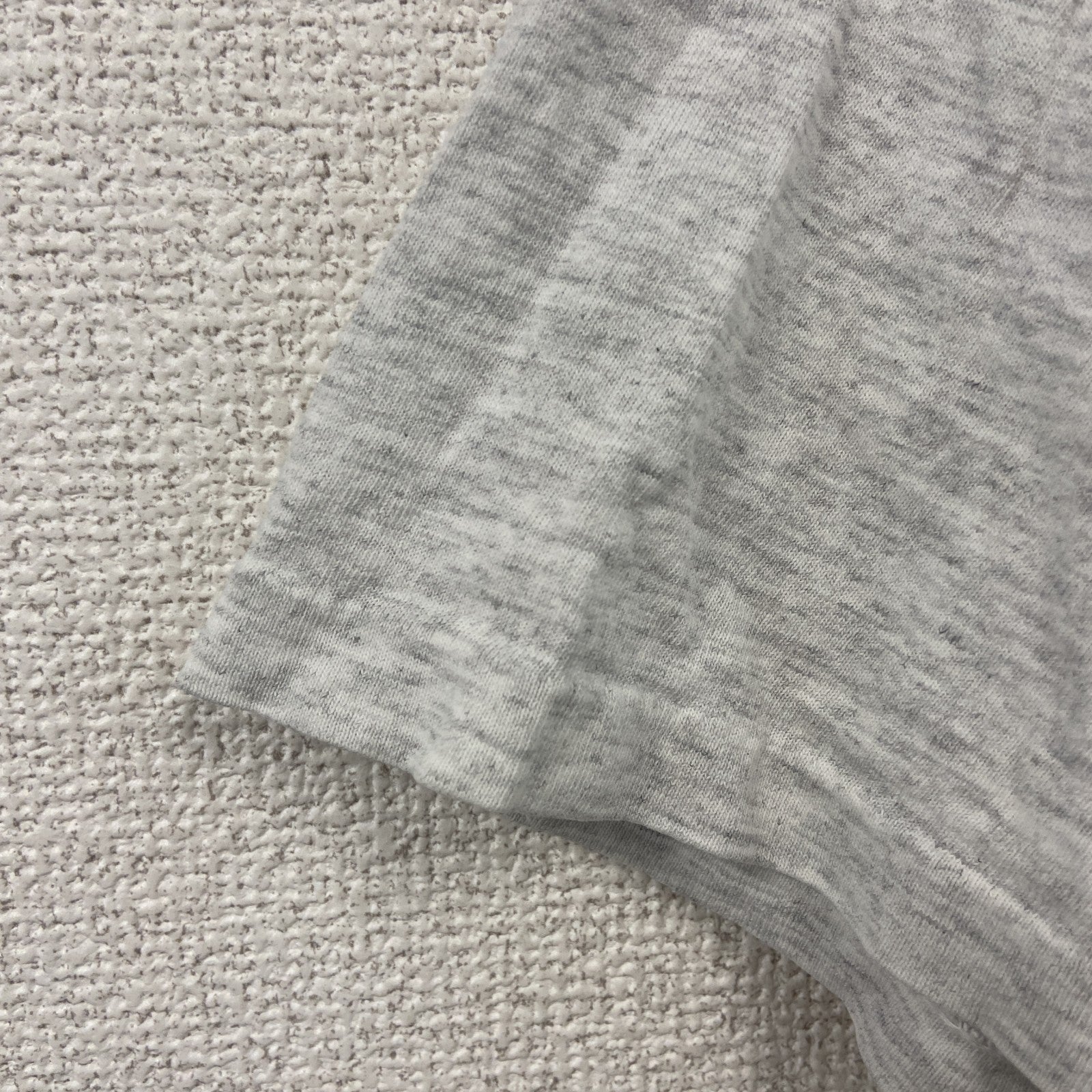 adidas　アディダス　半袖プリントTシャツ　シングルステッチ　霜降りグレー　Mサイズ