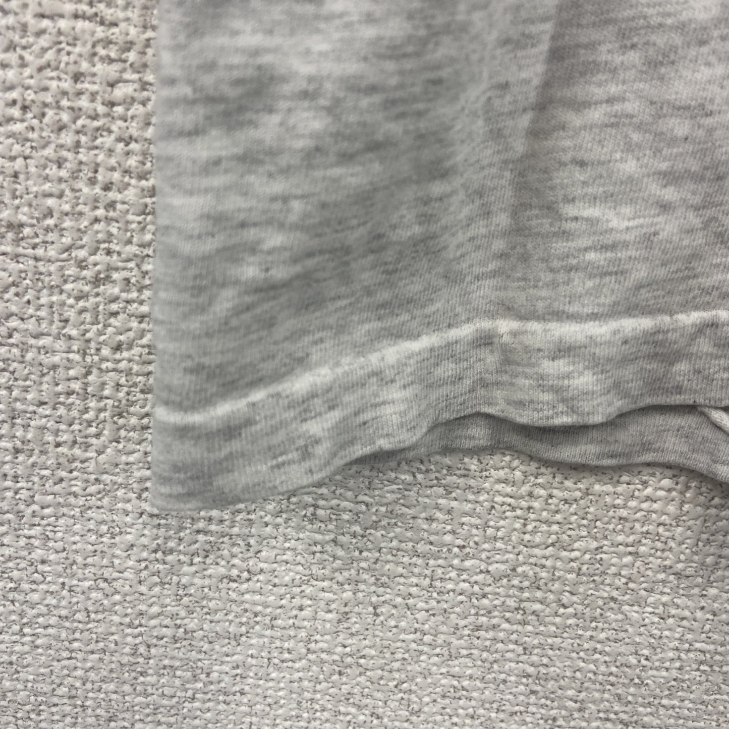 adidas　アディダス　半袖プリントTシャツ　シングルステッチ　霜降りグレー　Mサイズ