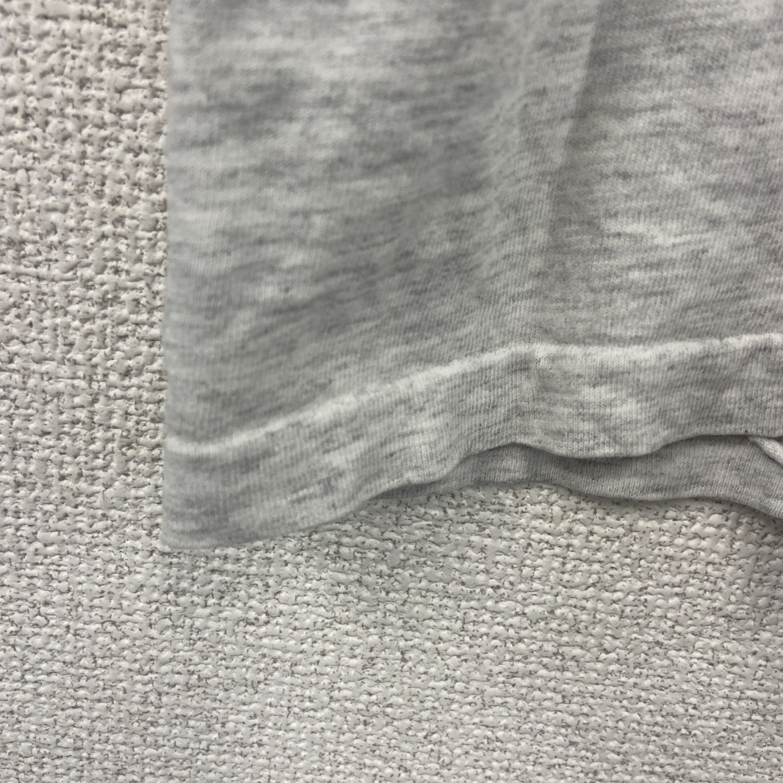 adidas　アディダス　半袖プリントTシャツ　シングルステッチ　霜降りグレー　Mサイズ