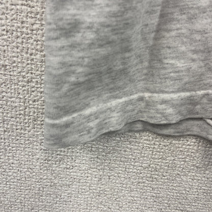 adidas　アディダス　半袖プリントTシャツ　シングルステッチ　霜降りグレー　Mサイズ