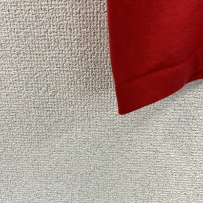 ～90s　Hanes　ヘインズ　半袖プリントTシャツ　EXPRESS MART　企業ロゴ　フェード　赤　レッド　Mサイズ