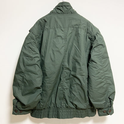 古着 used　PRIVATE IMAGE 長袖中綿ジャケット　ナイロンジャケット　ヴィンテージ　カーキ　50サイズ