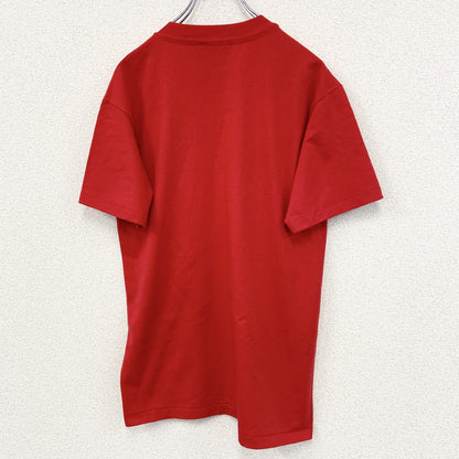 ～90s　Hanes　ヘインズ　半袖プリントTシャツ　EXPRESS MART　企業ロゴ　フェード　赤　レッド　Mサイズ