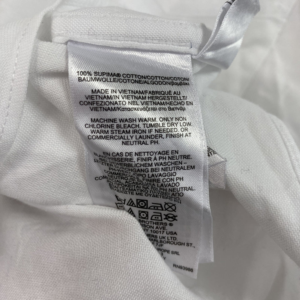 BROOKS BROTHERS　ブルックスブラザーズ　長袖ボタンダウンシャツ　白　ホワイト　16-2/3