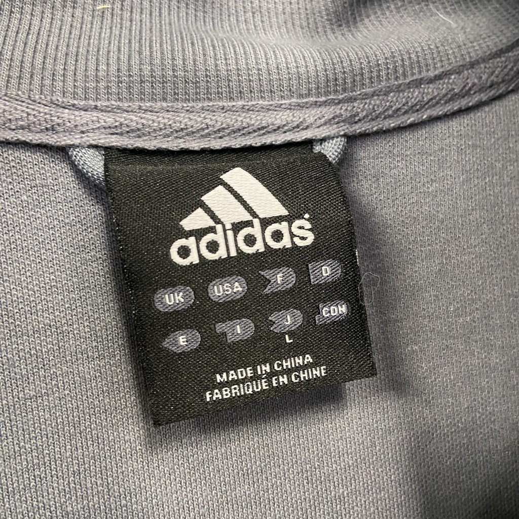 adidas　アディダス　トラックジャケット/ジャージ　灰色　グレー　Lサイズ