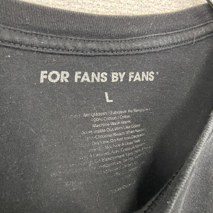 古着 used　FOR FANS BY FANS　半袖アニメプリントTシャツ　ダンガンロンパ　黒　ブラック　レトロ　Lサイズ