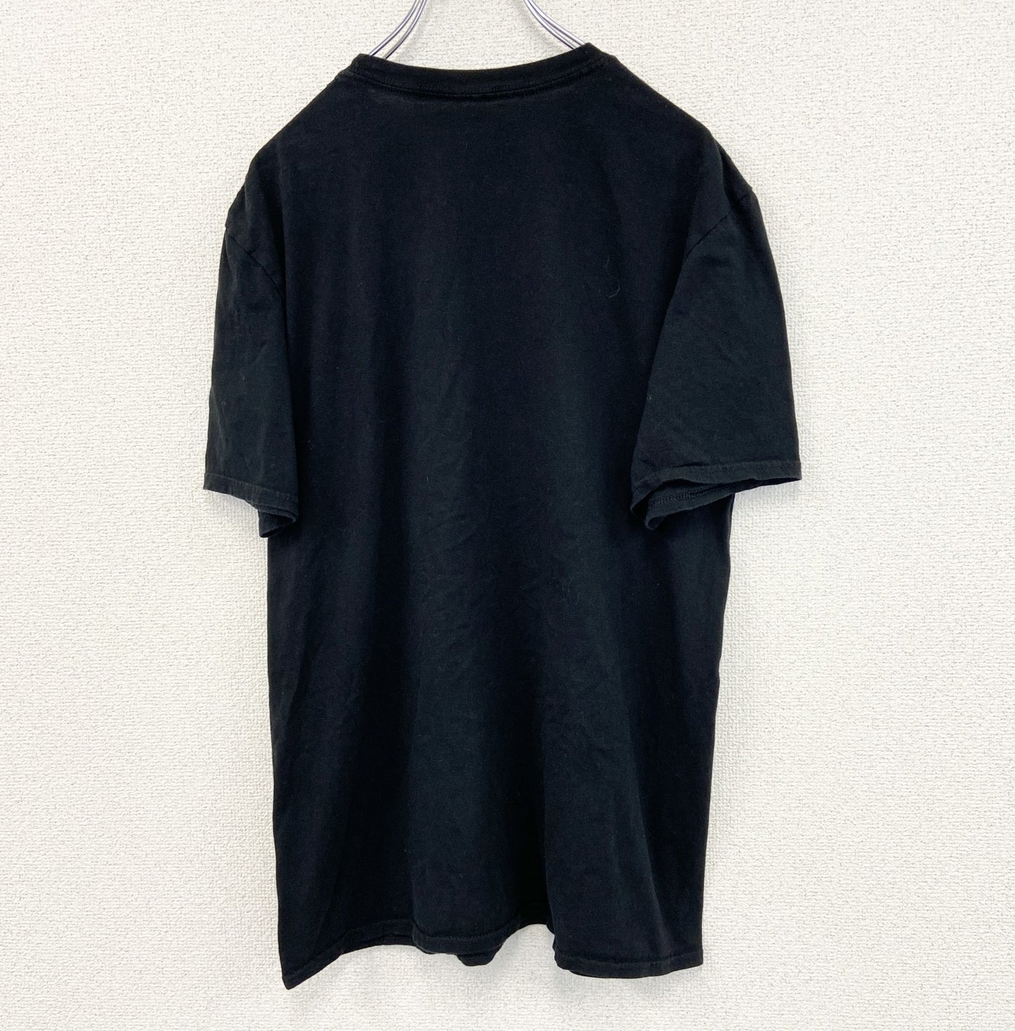 古着 used　FOR FANS BY FANS　半袖アニメプリントTシャツ　ダンガンロンパ　黒　ブラック　レトロ　Lサイズ