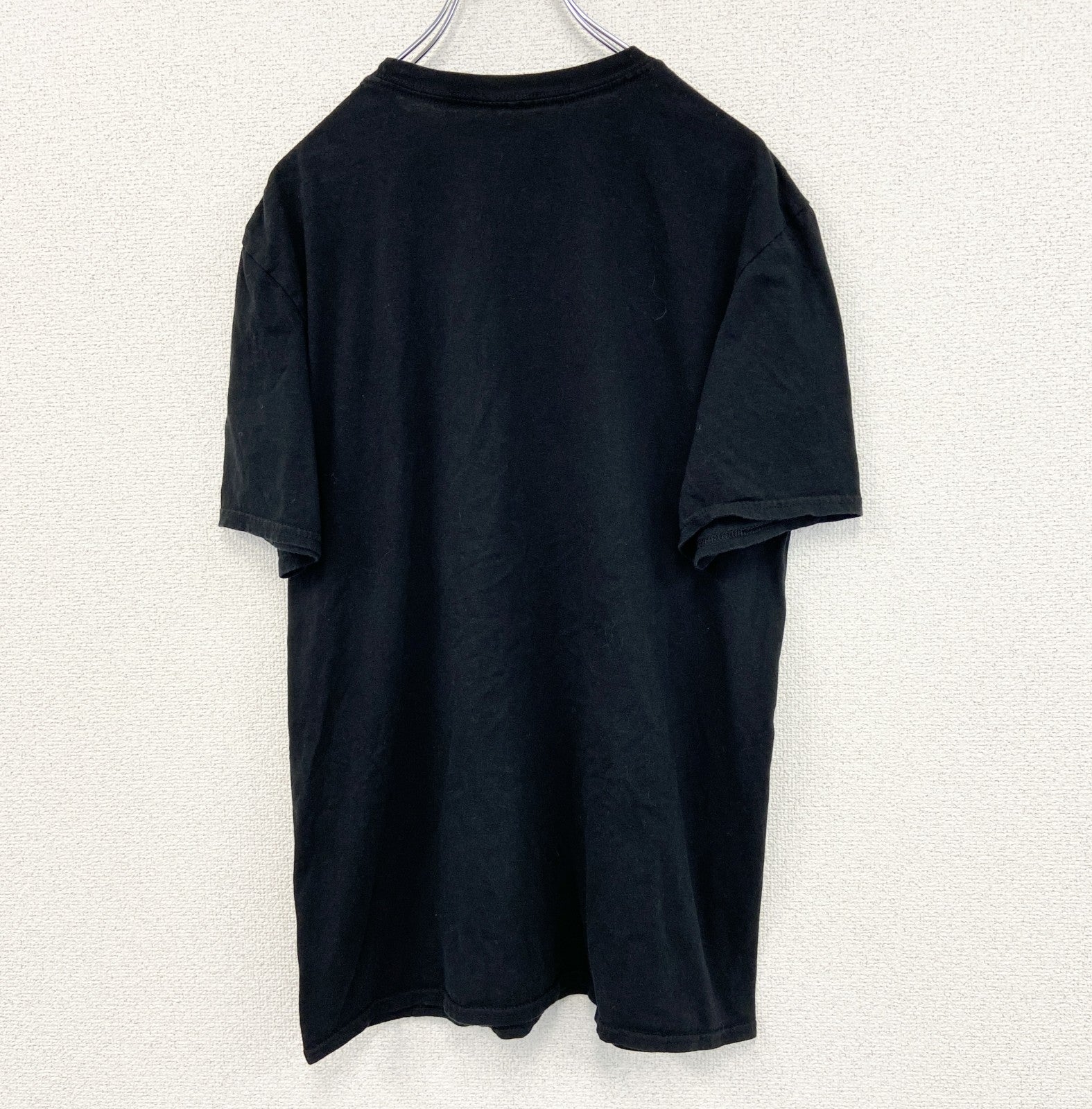 古着 used　FOR FANS BY FANS　半袖アニメプリントTシャツ　ダンガンロンパ　黒　ブラック　レトロ　Lサイズ