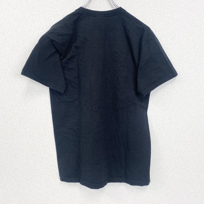 FRUIT OF THE LOOM　半袖プリントバンドTシャツ　Storm the Shore　クルーネック　黒　ブラック　Sサイズ